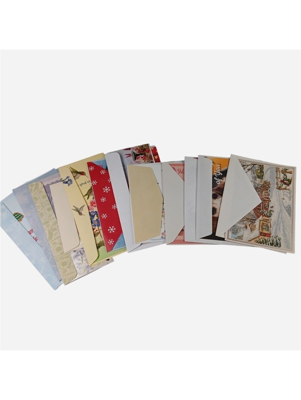 Bulk Lot 12 Mixed Greeting Cards Vintage Retro Christmas Holiday Birthday Cute